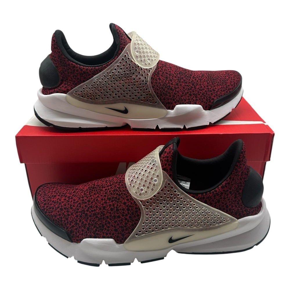 Nike Sock Dart QS Running Shoes Men's Size 11 Red/Black/White Sneaker 942198-600